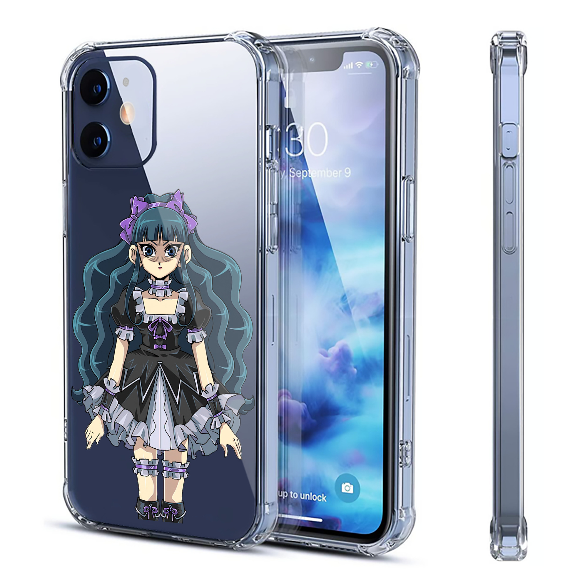 （画像用） 遊☆戯☆王 Yu-Gi-Oh! 【iPhone 12シリーズ対応】透明スマホケース（クリアソフトケース）